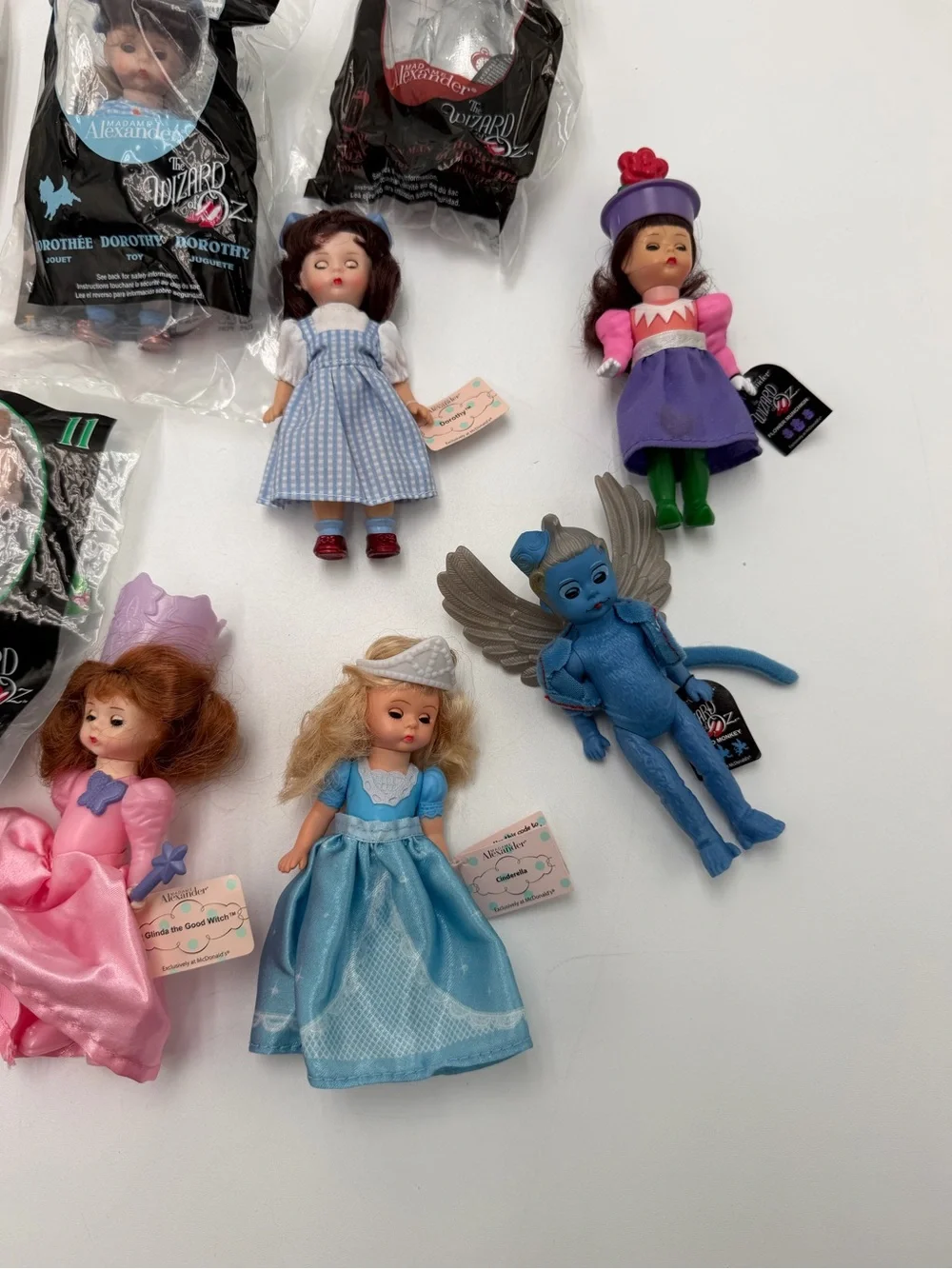 Madame Alexander McDonalds Wizard Of Oz Happy Meal Dolls Lot Of 11 Sealed